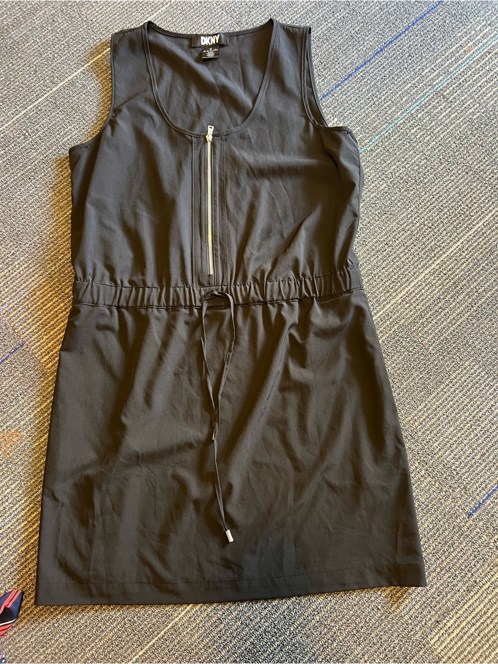 Dkny Black Sleeveless One-Piece Swim Dress - Picture 2 of 5